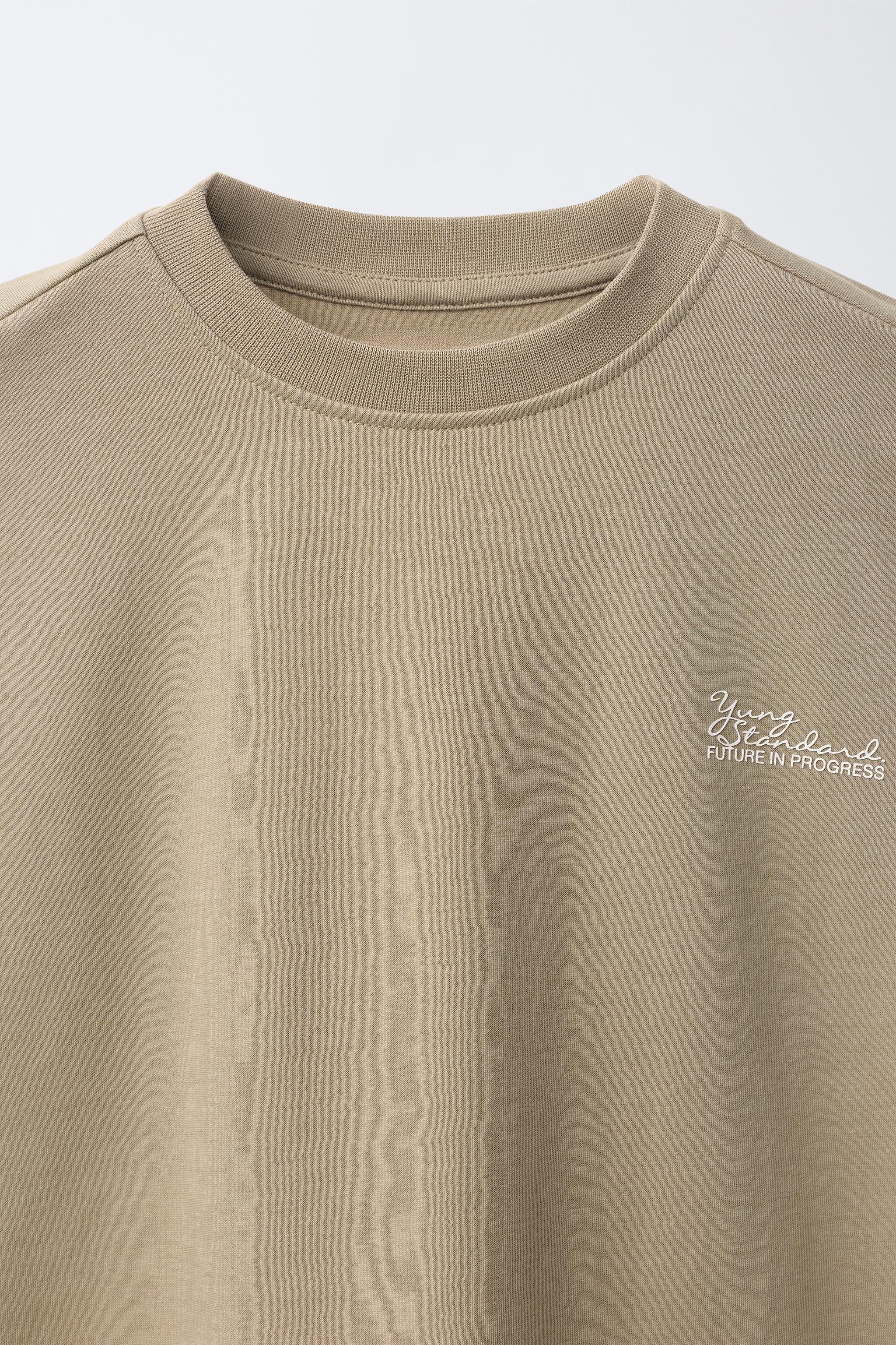 Детские футболки Zara EMBROIDERED INTERLOCK T-SHIRT — фото 3
