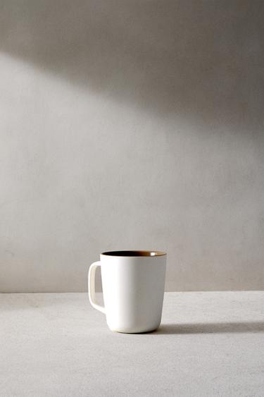 LOT DE 2 - TASSE 370 ML - marron/blanc de Zara - Image 1