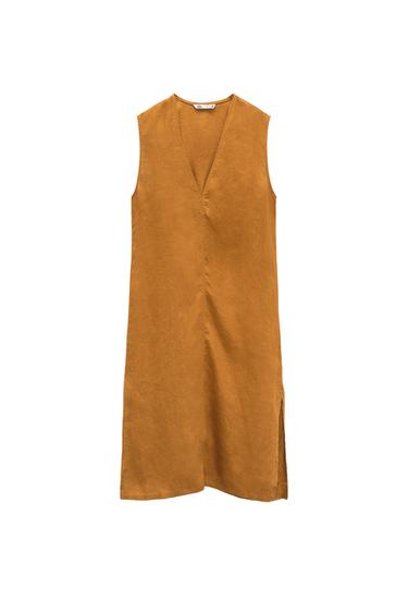LINEN TUNIC DRESS