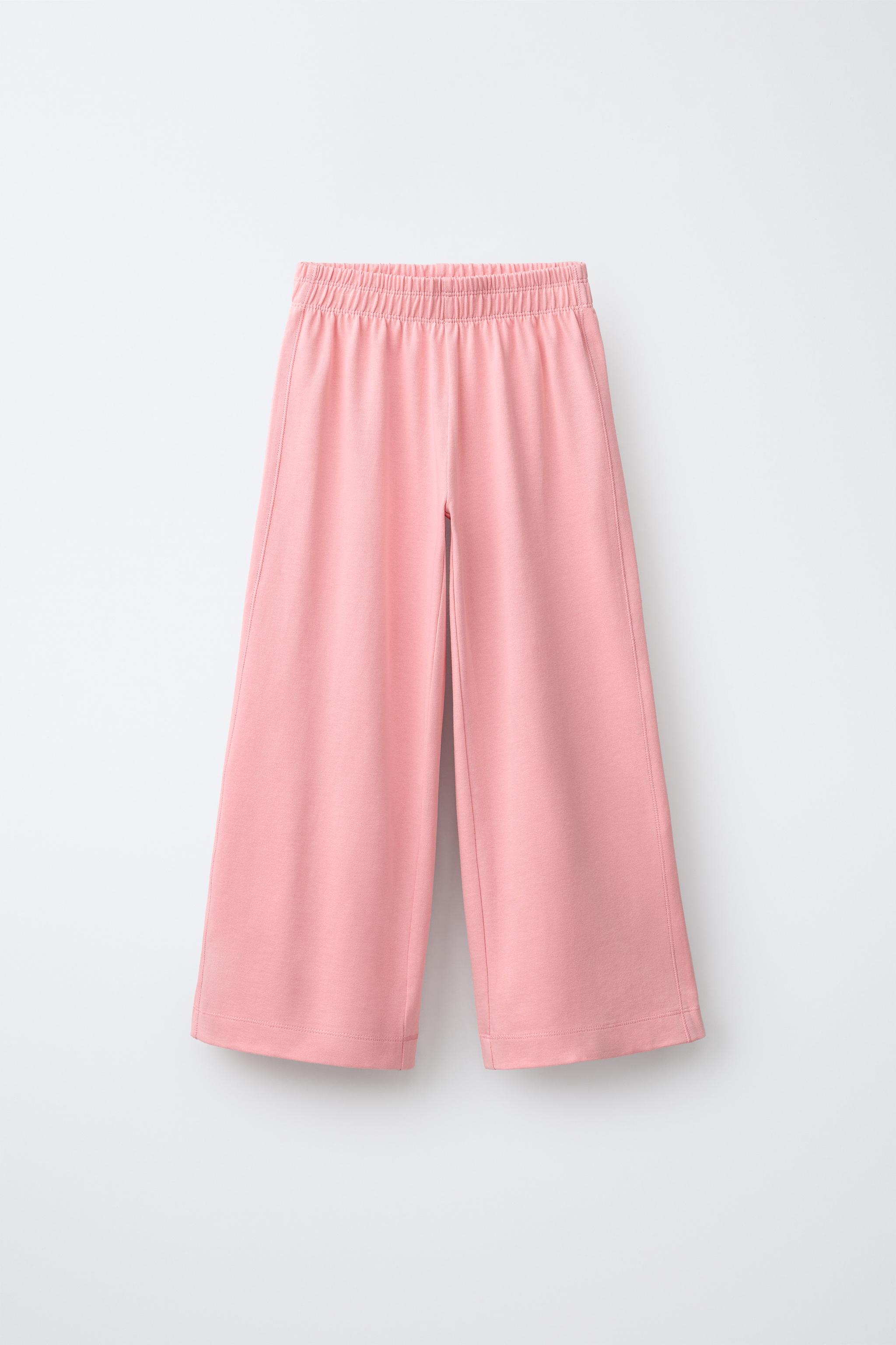 Детские брюки Zara HEAVYWEIGHT WIDE LEG PANTS