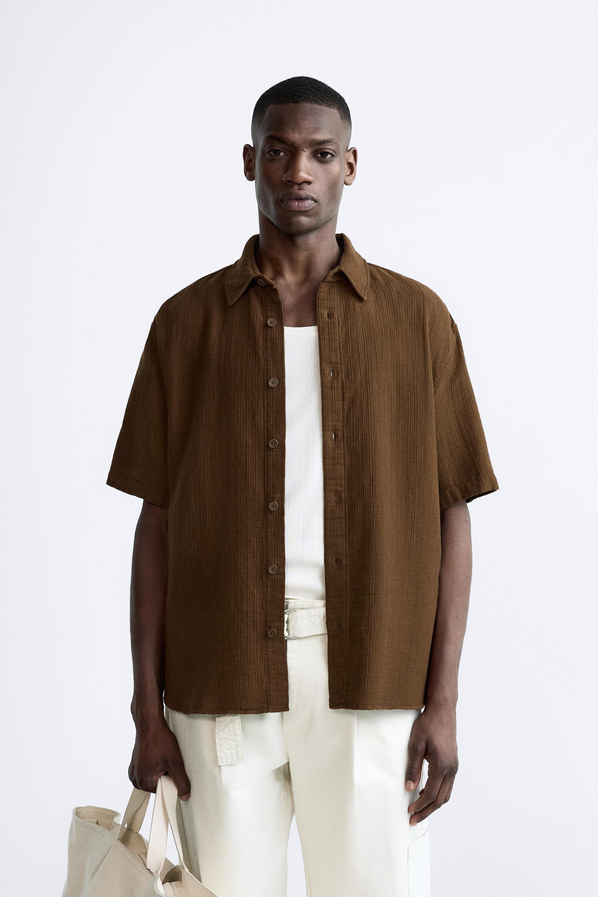 Zara man shop shirts online