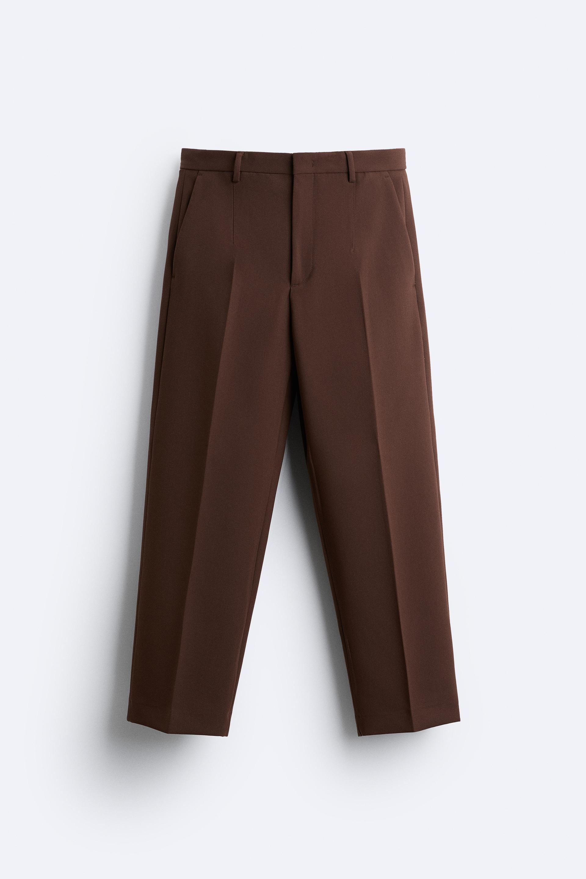 Zara Men Melange 4-way trousers 0706/196/800 (38 EU): Buy Online at Best  Price in UAE 