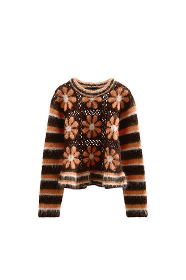 FLORAL KNIT JUMPER