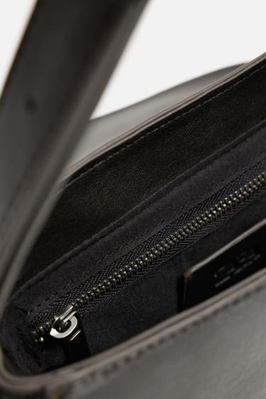 CROSSBODY BAG WITH BUCKLES - Black by Zara - Image 5