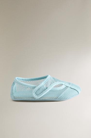 KIDS' MESH BOOTIES - Sky Blue by Zara - Image 0