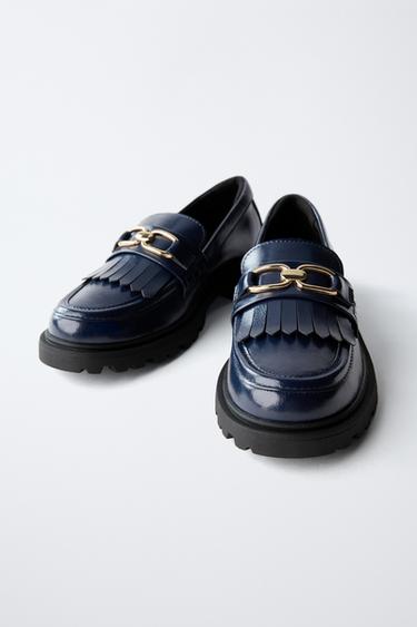 FRINGED LOAFERS - Blue by Zara - Image 2