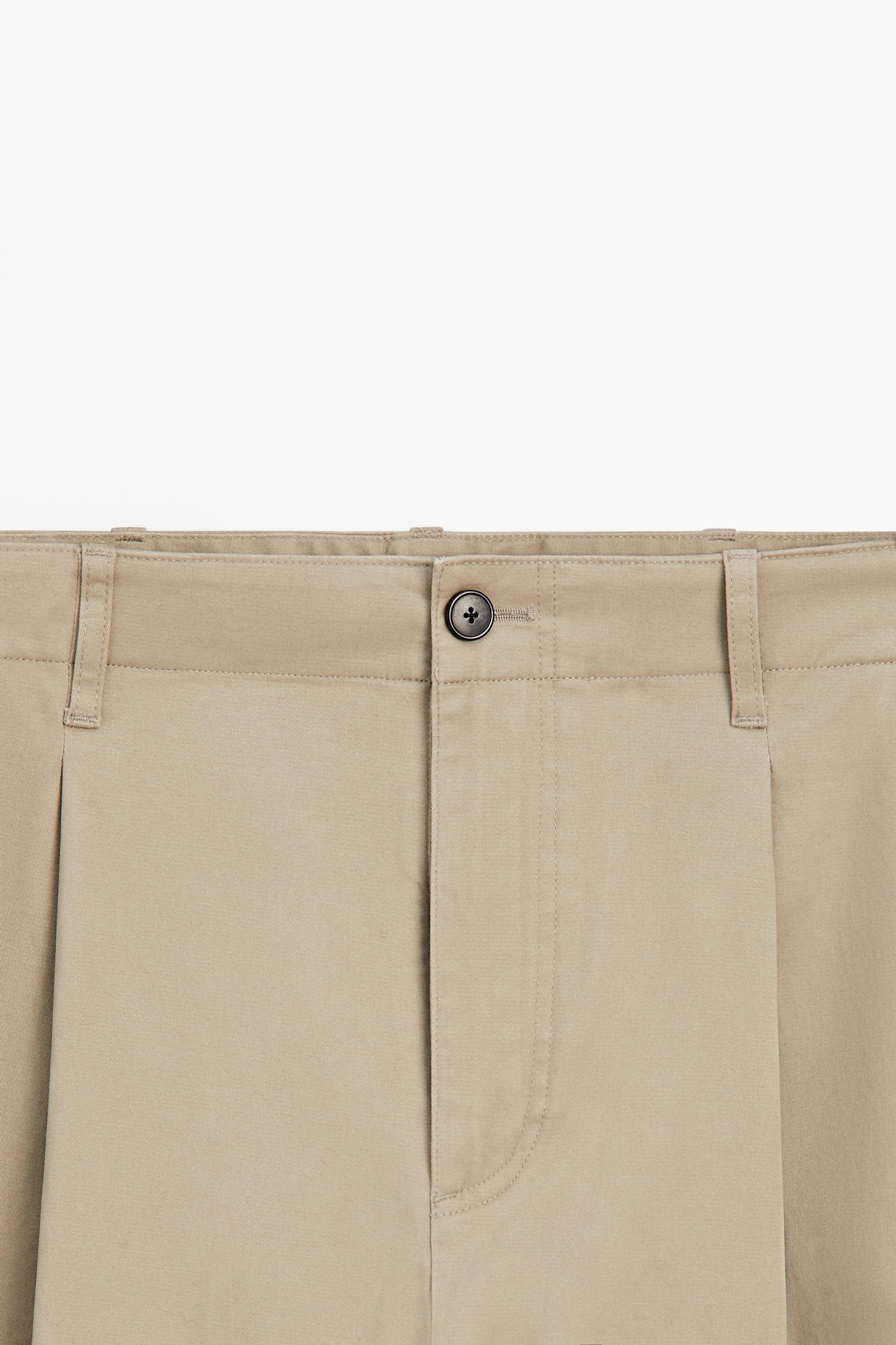 Pantalon barrel fit détail pinces