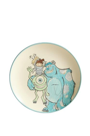 CHILDREN'S MONSTERS, INC. ©DISNEY/PIXAR STONEWARE PLATE - Multicoloured by Zara