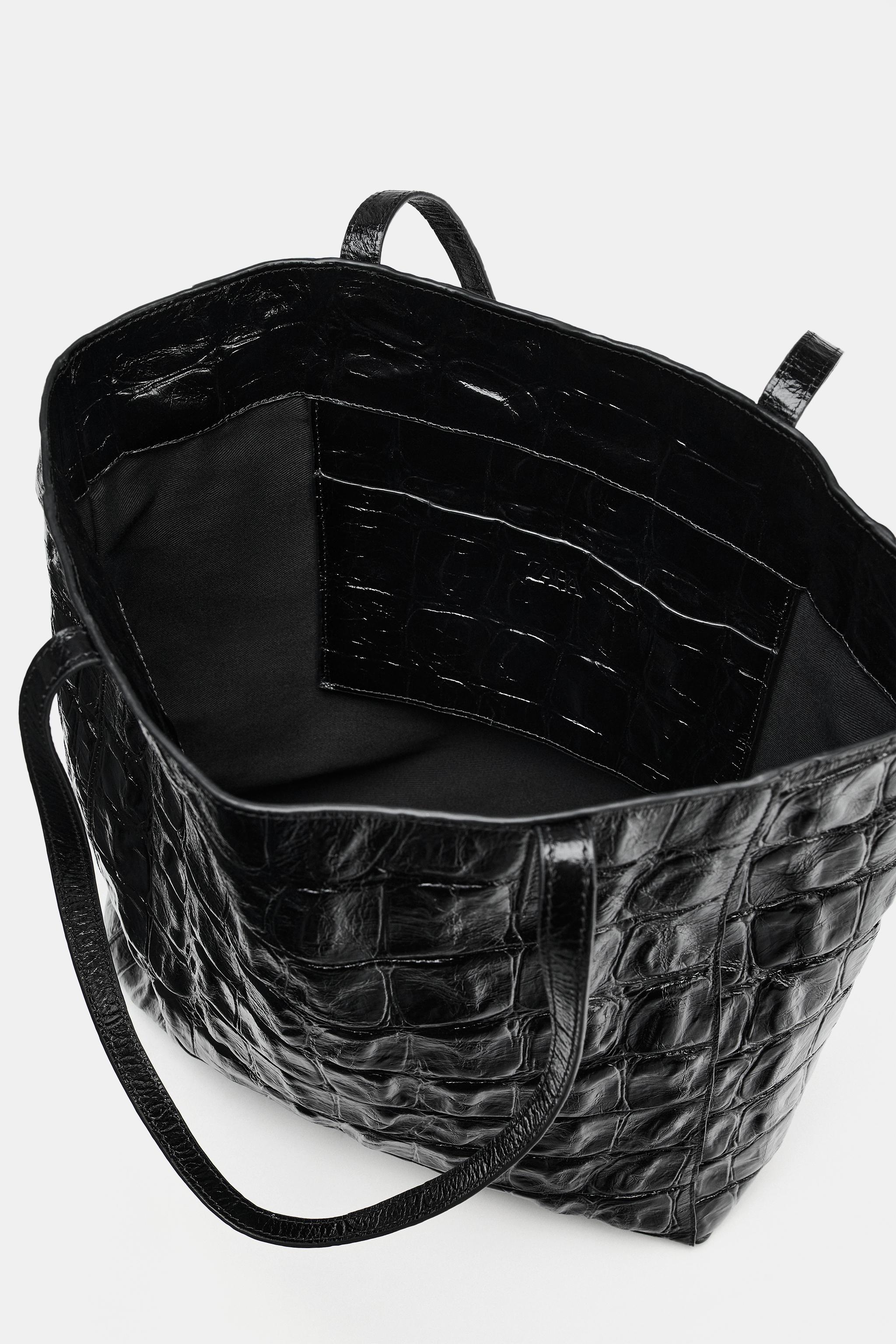 SAC SHOPPER IMPRIMÉ CUIR
