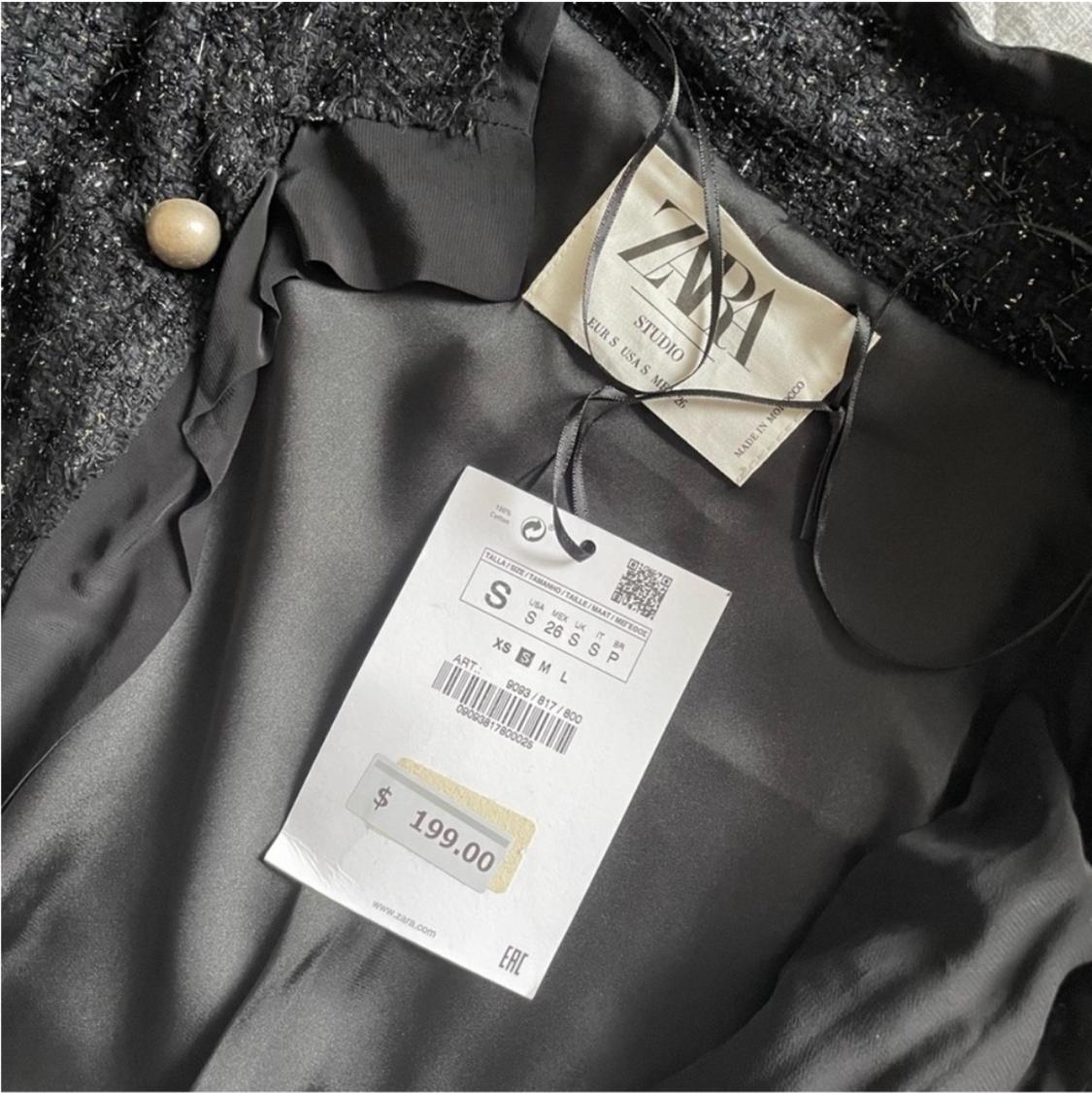ZARA STUDIO LIMITED EDITION TEXTURED BLAZER - Image 5