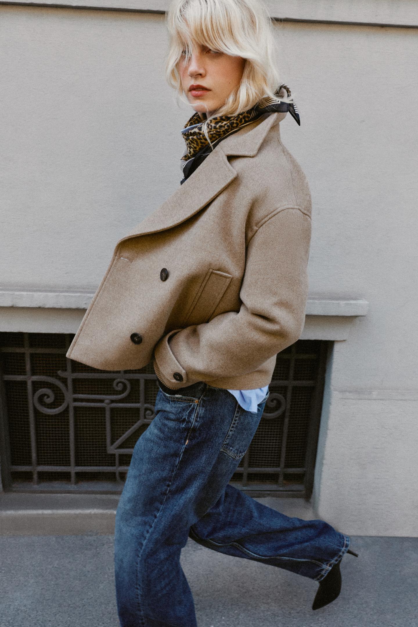 Женский шарф Zara Animal Print Modal-Silk, цвет: Леопардовый — фото 3