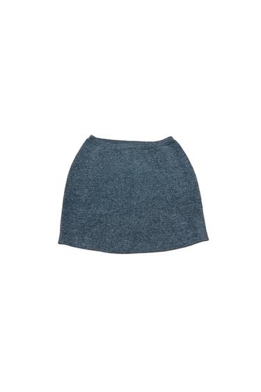 FALDA MINI PUNTO GRIS TALLA M