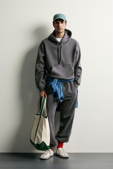 BASIC JOGGING TROUSERS - Dark anthracite by Zara - Image 0