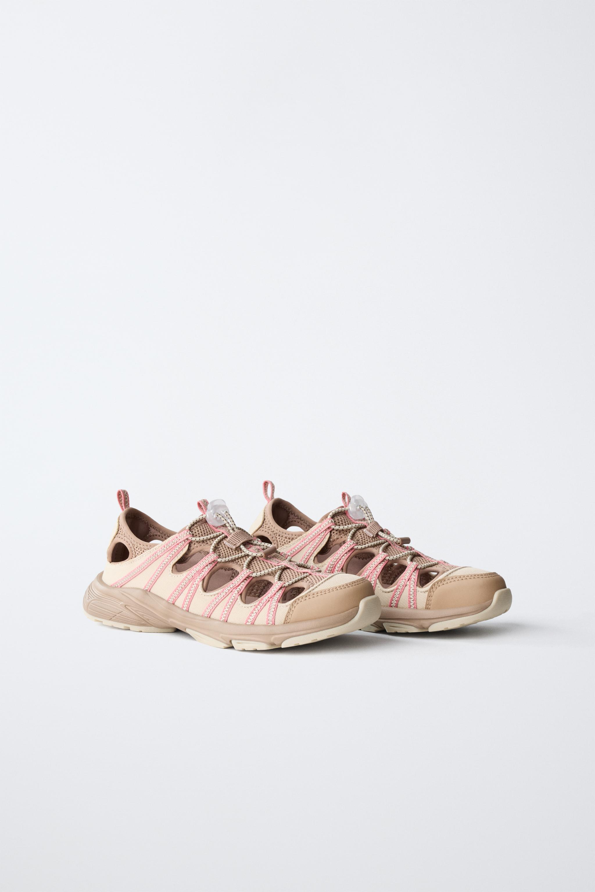Детские кроссовки Zara OPENWORK SNEAKERS — фото 2