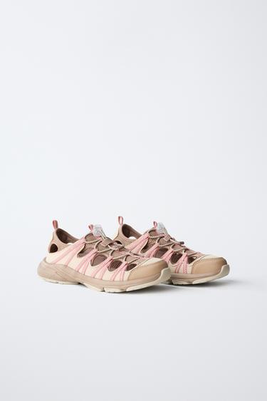 BASKETS À OUVERTURES - Rose de Zara - Image 1