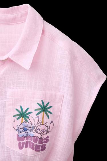 CAMISA NUDO LILO & STITCH © DISNEY - Rosa de Zara