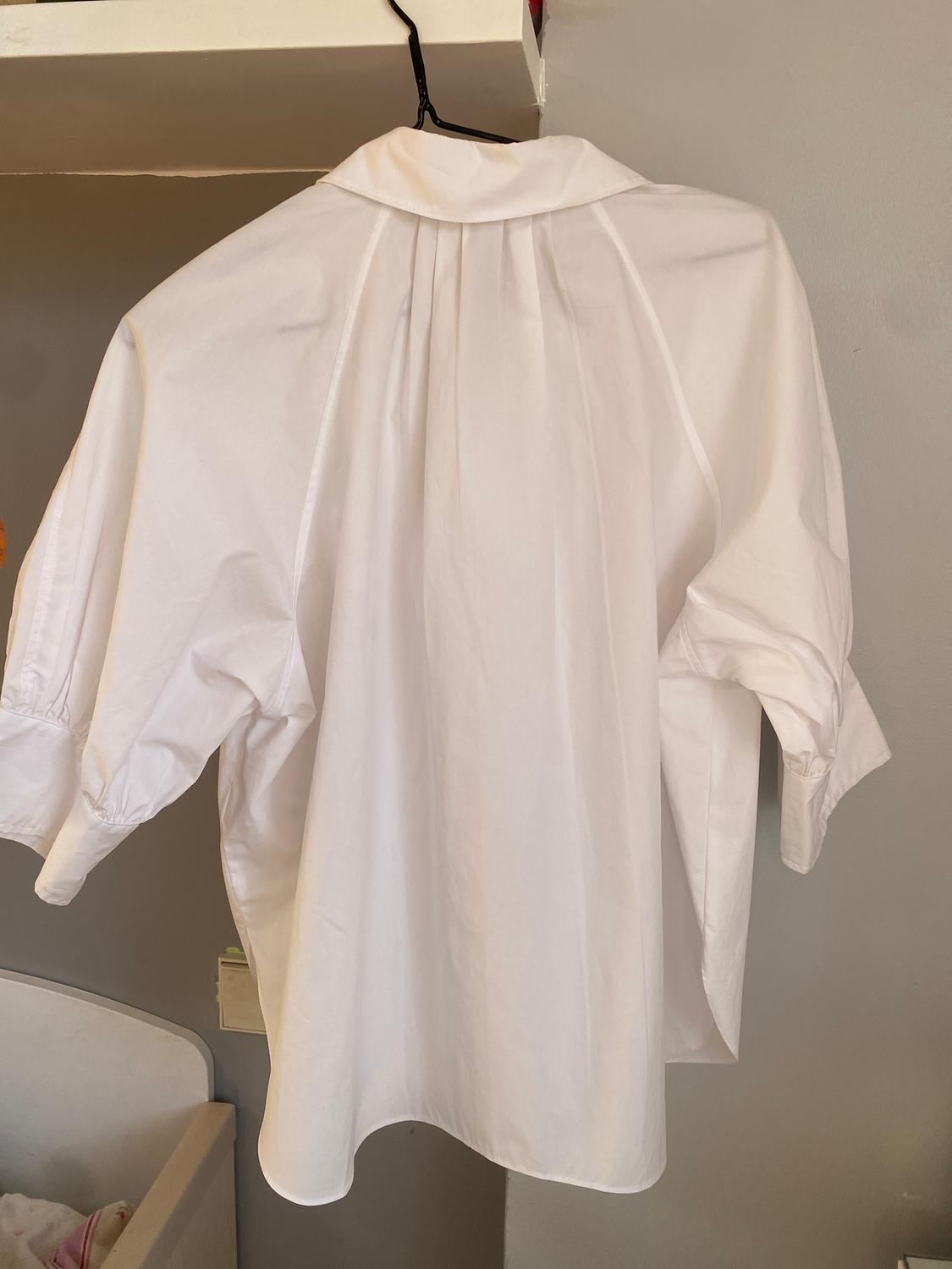 PLEATED PUFFED SLEEVE SHIRT ZW COLLECTION - Image 3