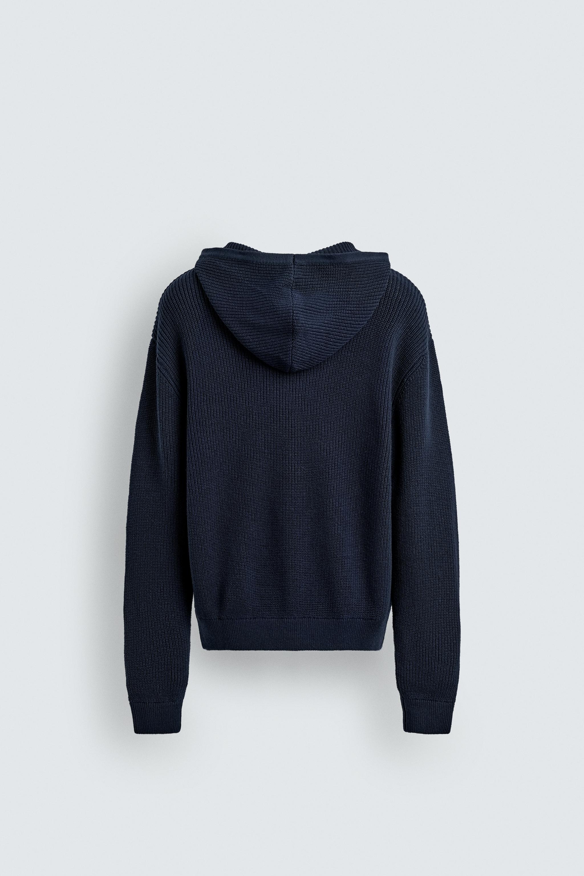 COTTON - WOOL HOODIE JUMPER