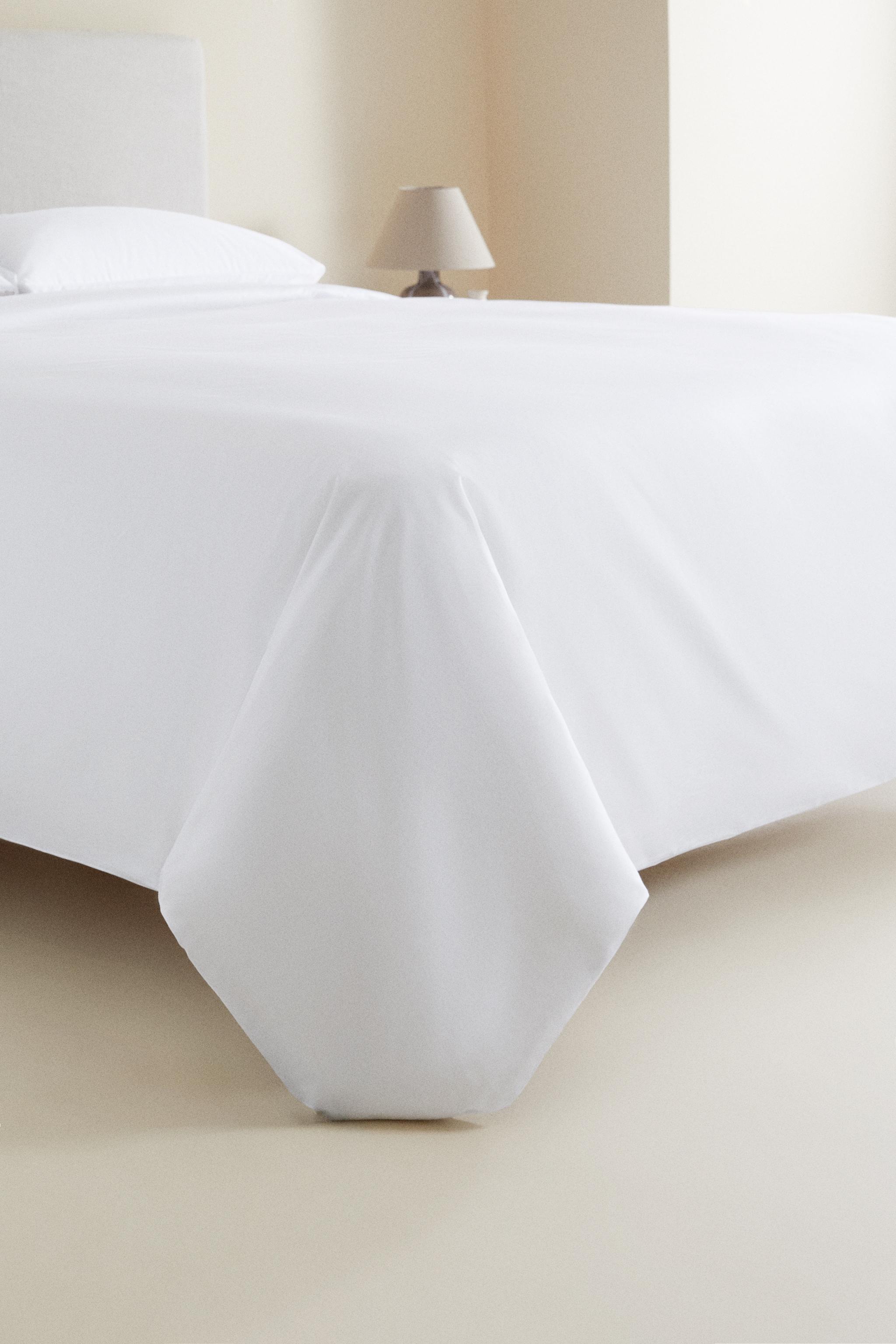 PERCALE FITTED SHEET | 30 CM HIGH (200 THREAD COUNT)