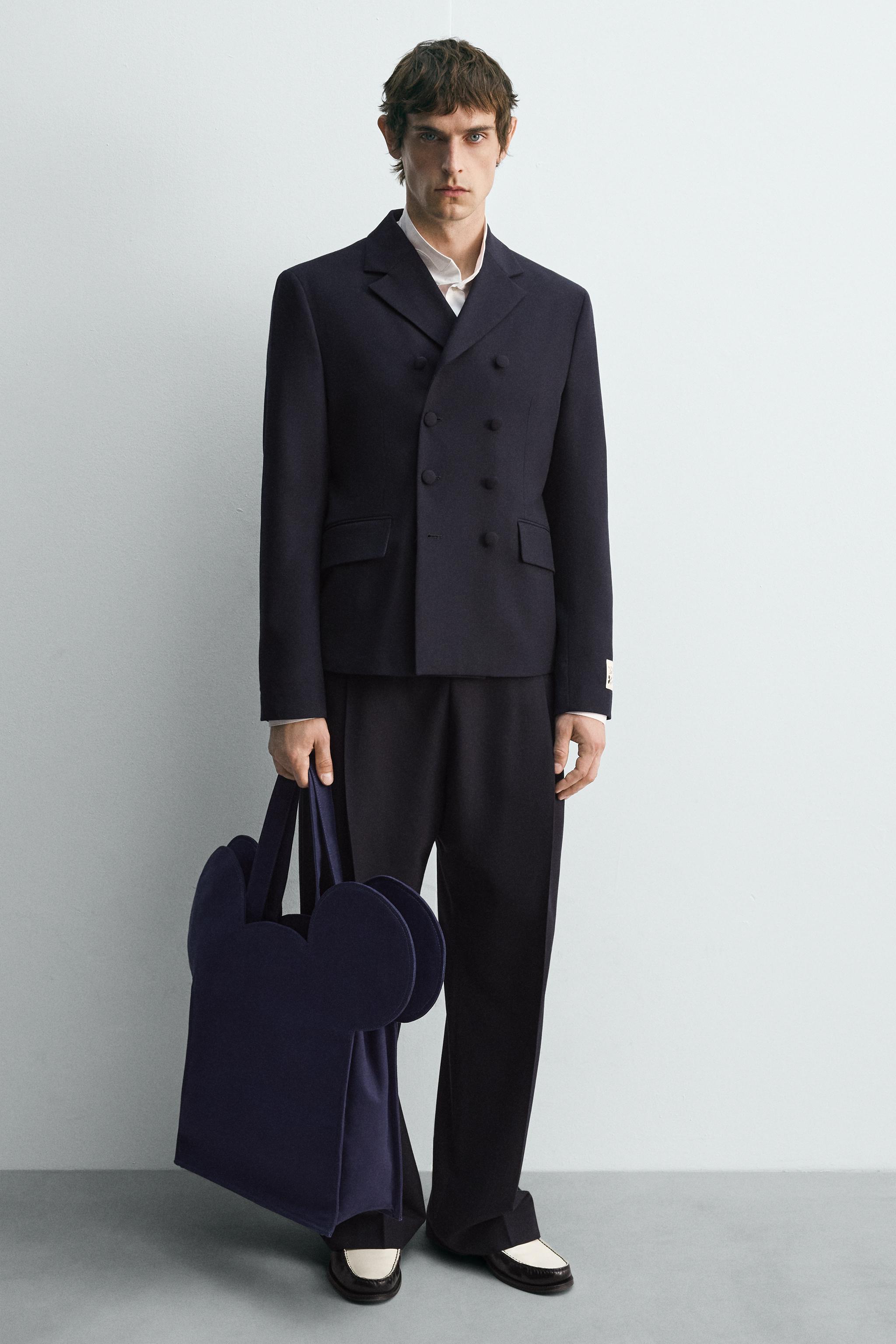 FABRIC TOTE BAG HARRY LAMBERT FOR ZARA X DISNEY - Blue | ZARA