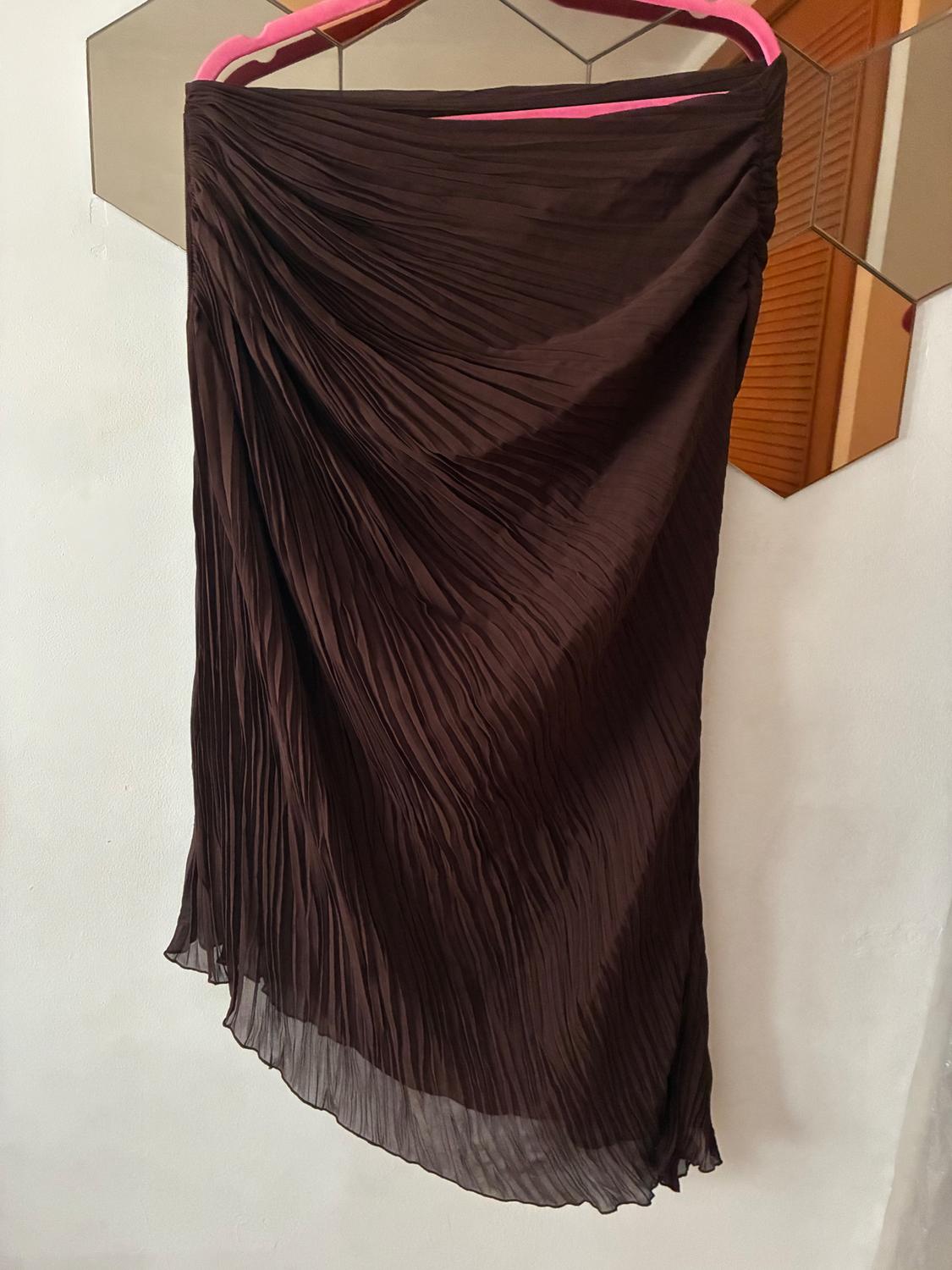 ZW COLLECTION PLEATED MIDI SKIRT - Image 3