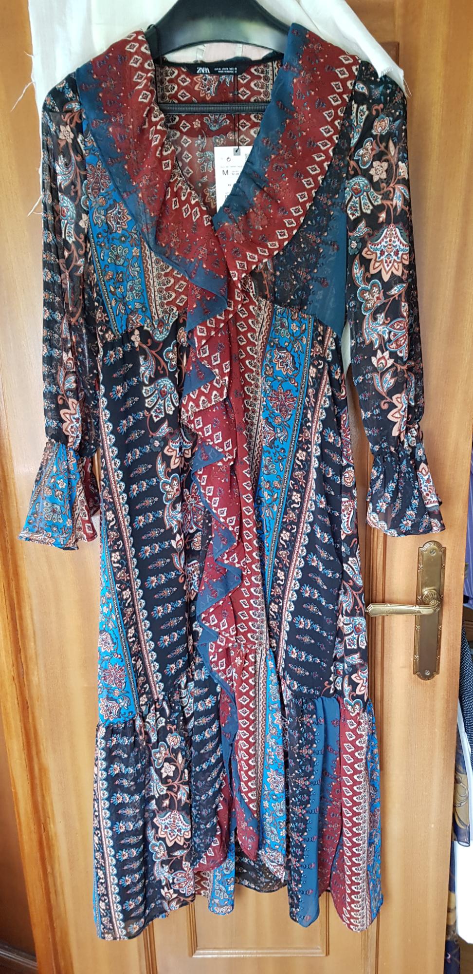 PATCHWORK PRINT DRESS
