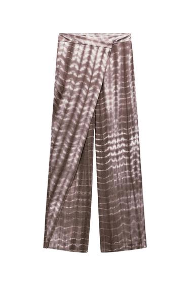 TIE-DYE WRAP PANTS