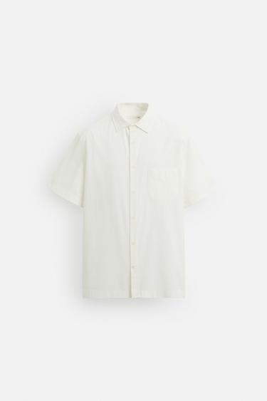 CHEMISE RELAXED FIT - Blanc cassé de Zara - Image 5