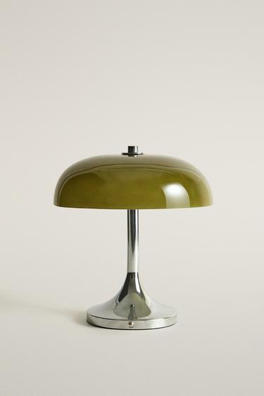 WIRELESS METAL HEMISPHERICAL MINI LAMP — Green 1
