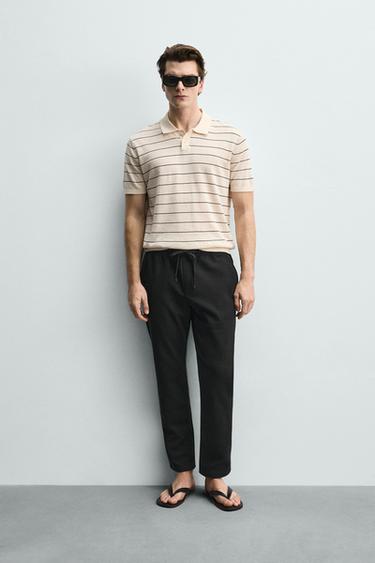 PANTALON STYLE JOGGING CONFORT - Noir de Zara