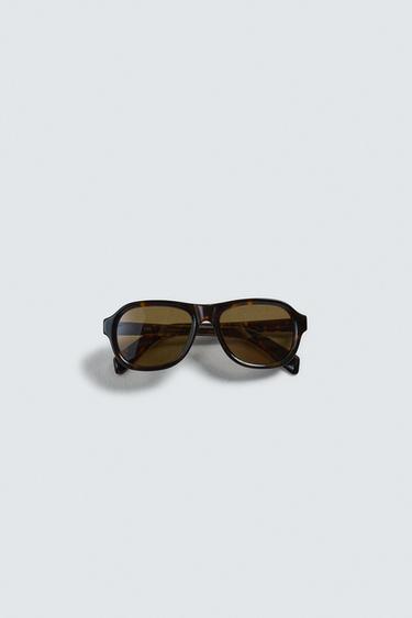 LUNETTES DE SOLEIL CARRÉES - Écaille de Zara - Image 5