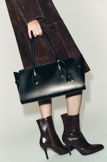 ELONGATED TOTE BAG - Black by Zara