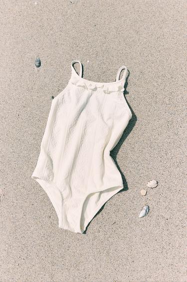 6-14 ГОДИНИ/ ТЕКСТУРИРАН БАНСКИ - Екрю от Zara