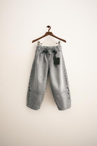 ZARA TIMELESS - JEANS BALLOON - Gri nga Zara