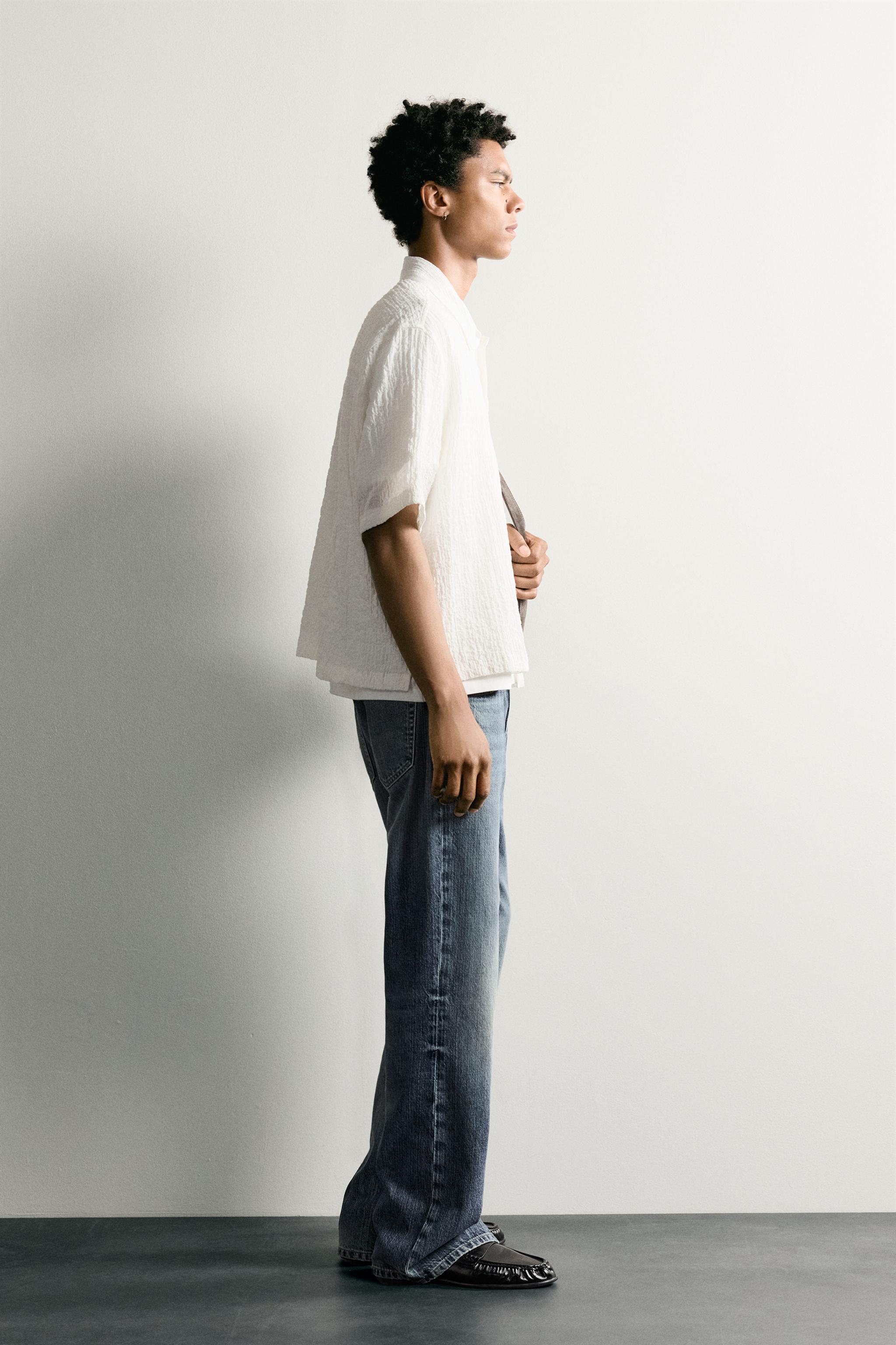 TEXTURED RELAXED FIT SHIRT