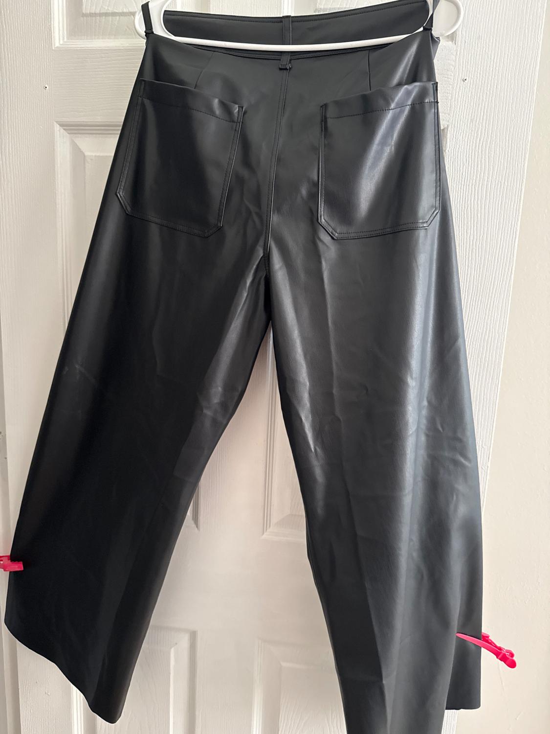 FAUX LEATHER MIDI SKIRT - Image 2