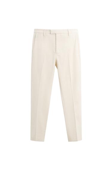 SLIM FIT CORDUROY TROUSERS