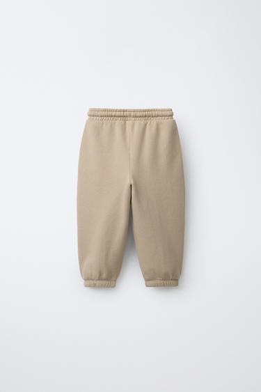 LABEL JOGGERS - Light beige by Zara - Image 1