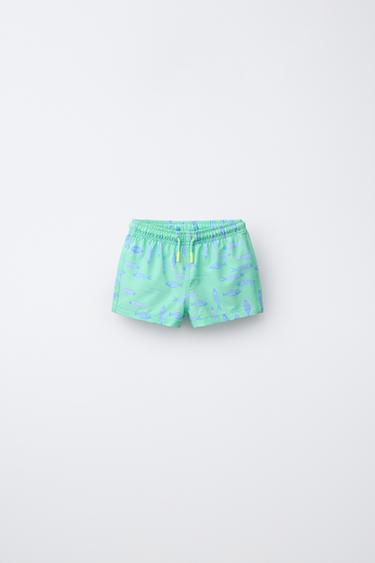 2-6 AÑOS/ BERMUDA BAÑO PECES - Verde agua de Zara