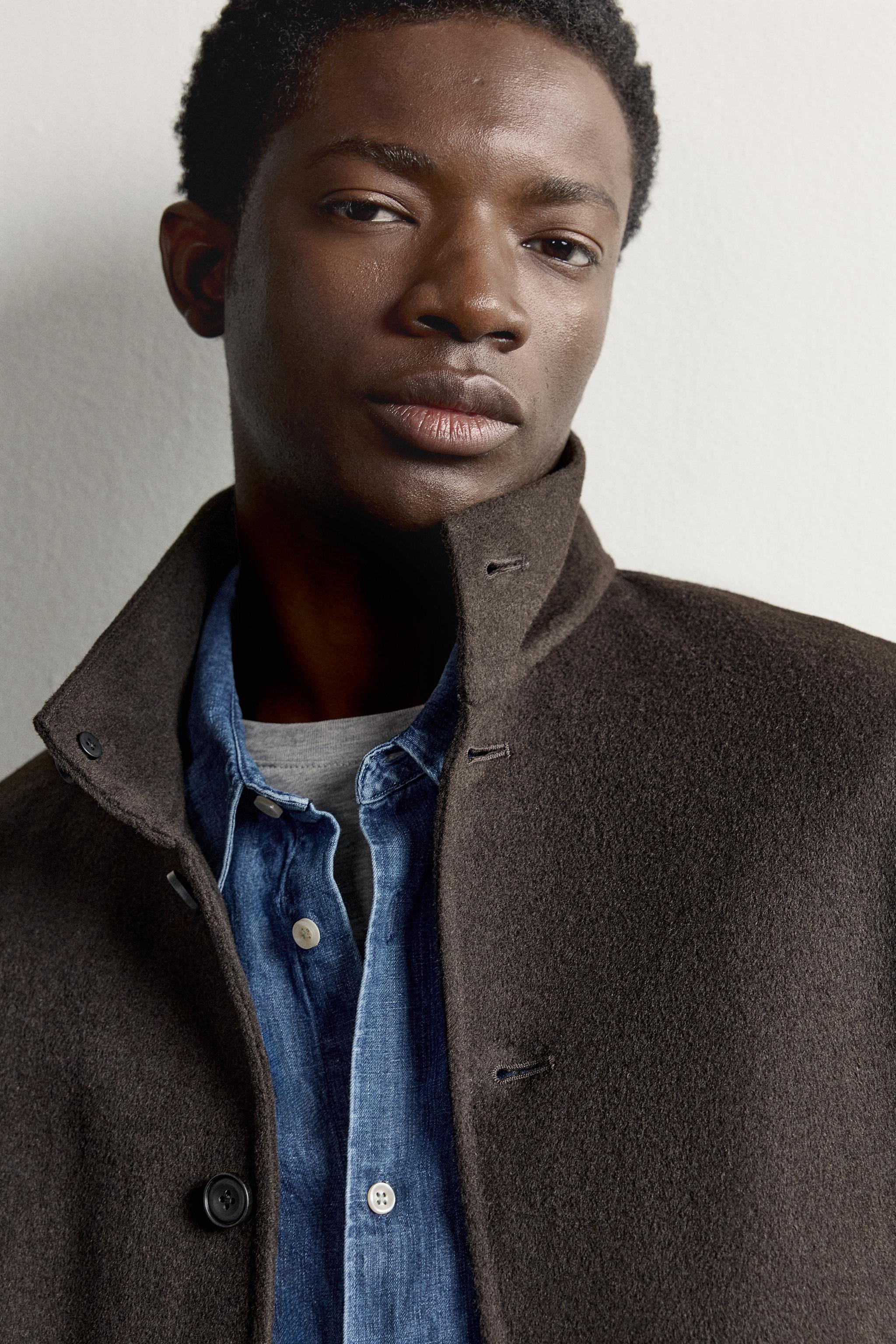 DOUBLE-FACED WOOL-BLEND JACKET