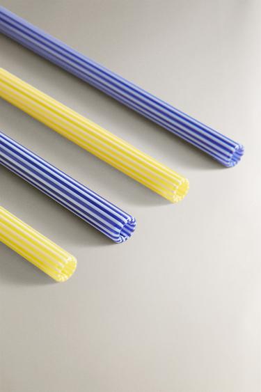 LOT PATÈRES BOROSILICATO RAYURES (LOT DE 4) - rayures de Zara - Image 3
