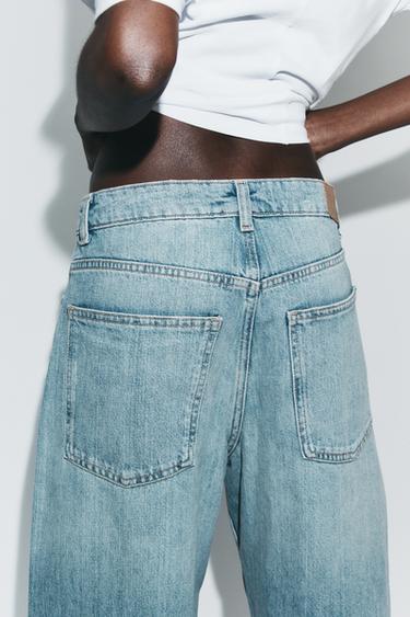 JEANS TRF BAGGY BARREL TAILLE NORMALE - Bleu clair de Zara - Image 4