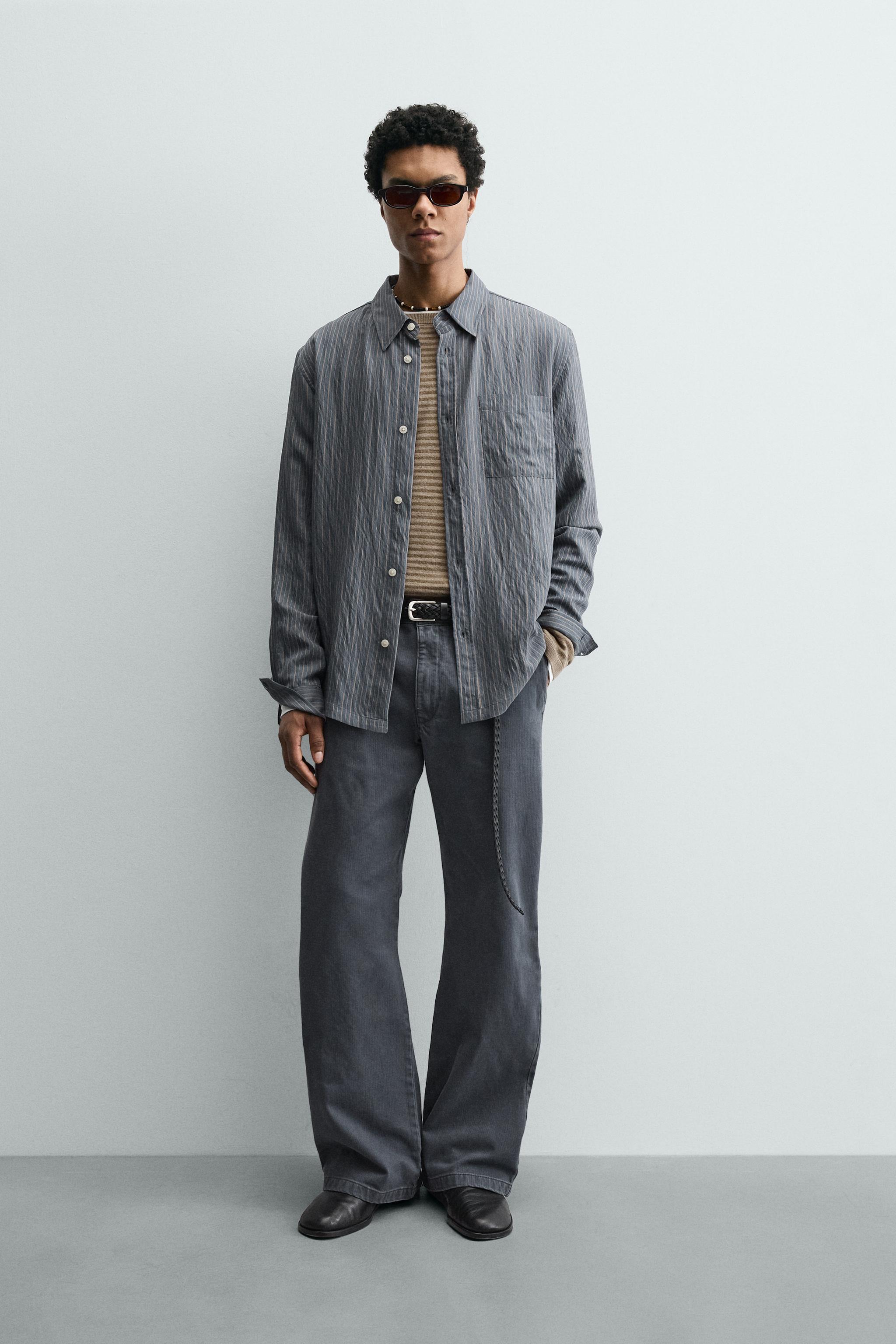 CHEMISE FLUIDE À RAYURES