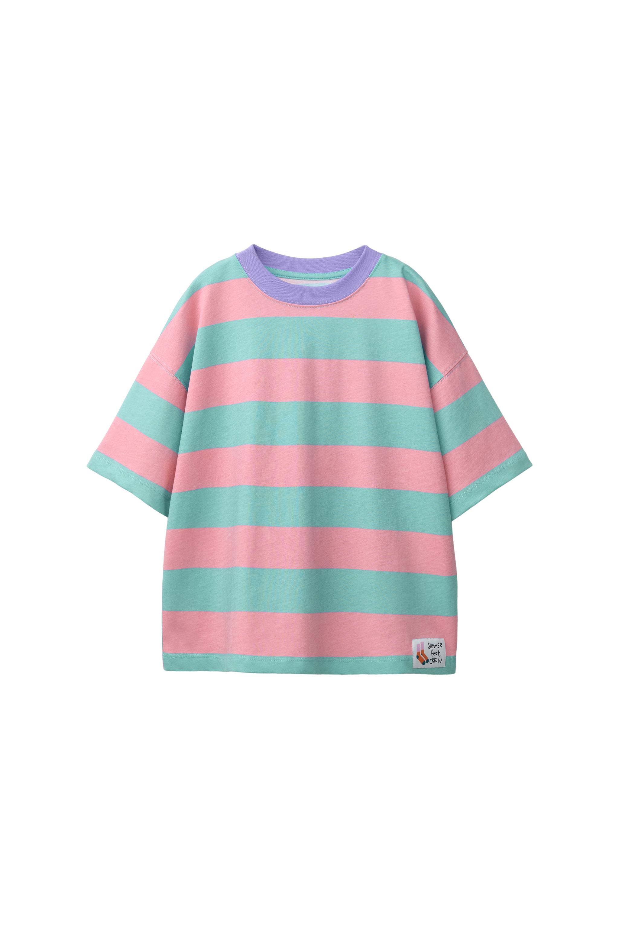 STRIPED T-SHIRT - striped | ZARA United States