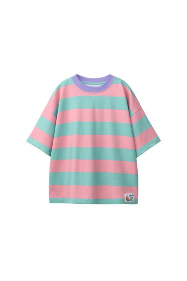 STRIPED T-SHIRT - striped by Zara