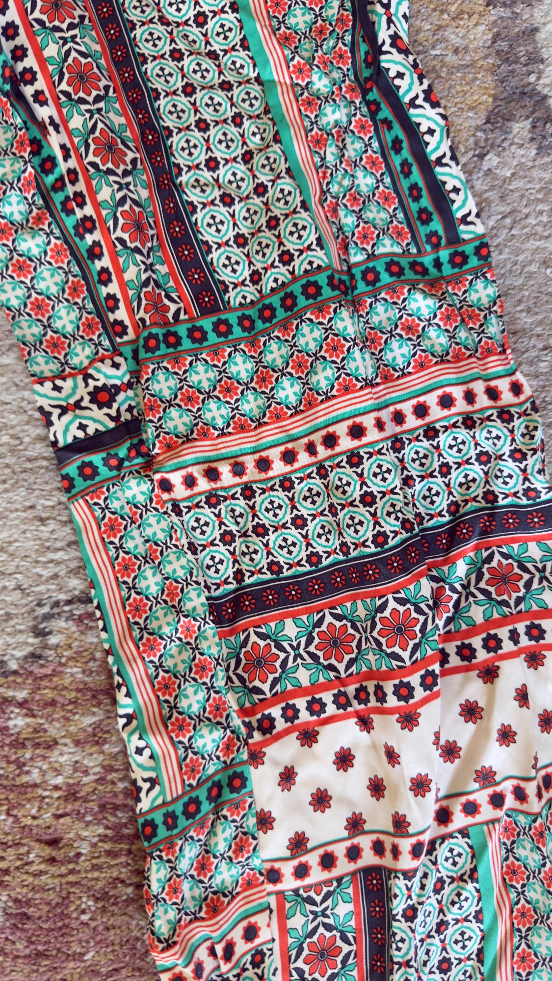 PRINTED WIDE LEG PANTS - Image 2