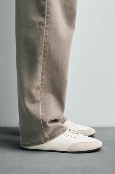 LIMITED EDITION LEATHER TRAINERS - White by Zara - Image 0