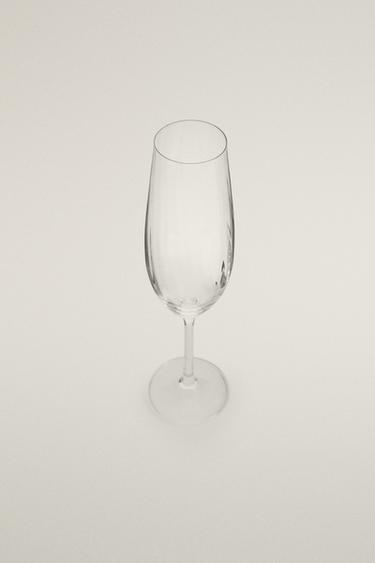 FLÛTE EN VERRE ONDULÉ - Transparent de Zara - Image 1