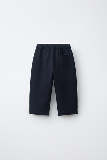 SOLID COMFORT PANTS — Navy blue 2