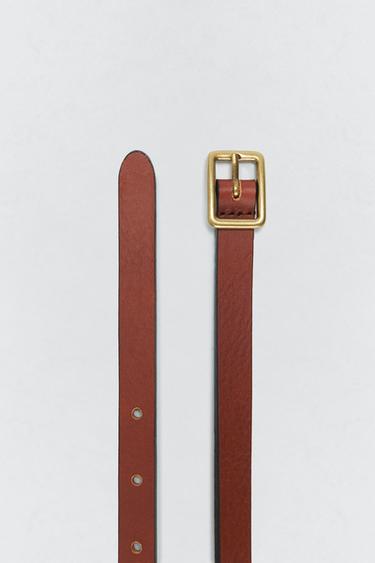 LEATHER BELT SOSHIOTSUKI X ZARA - Light brown by Zara - Image 4